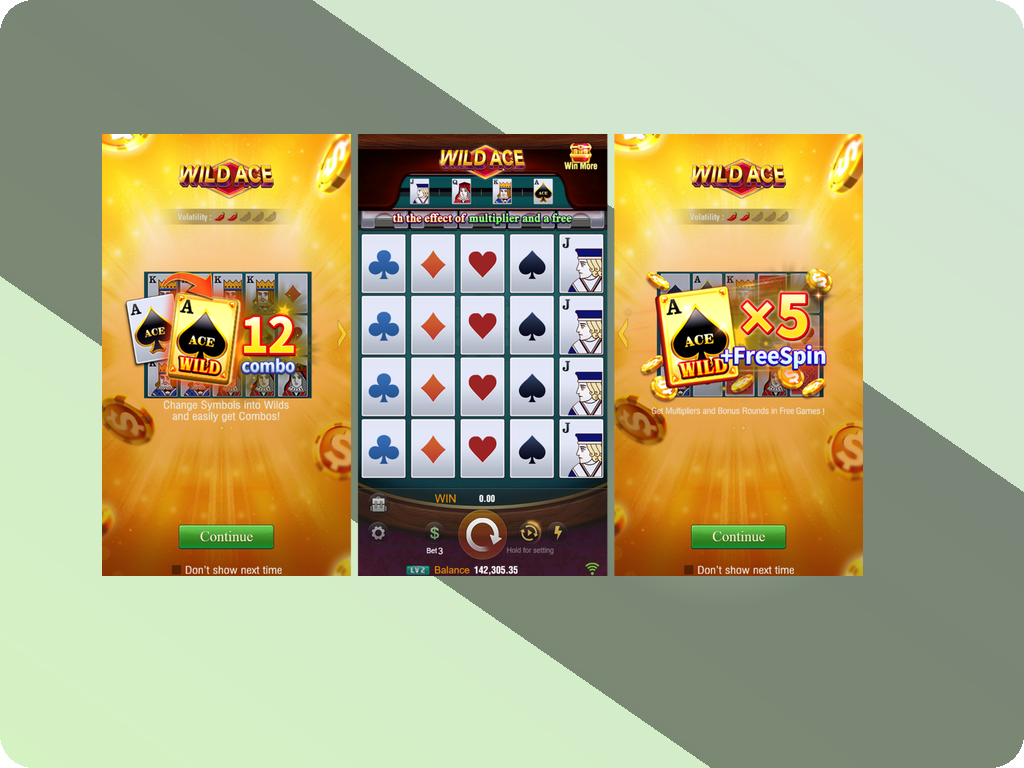 Wild Ace · Tampilan Antarmuka Aplikasi 888R